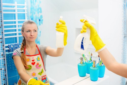Professional carpet cleaning in an Islington home interior