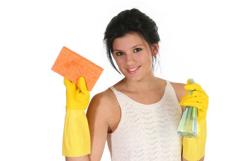 Local cleaning team preparing a property for handover in Islington