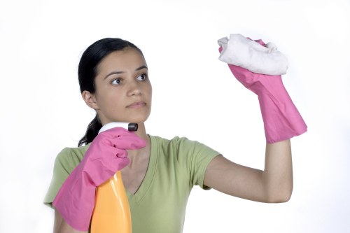 Local cleaning team working in an Islington property